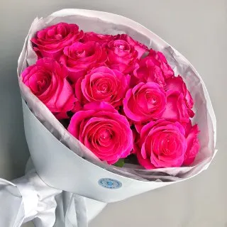 Монобукет из 15 роз Пинк Флойд